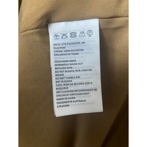 BARDOT DRESS XL MAXI CAPRI SLIP LONG GOWN VELVET VELOUR GOLD MARIGOLD OPEN BACK2 - Picture 6 of 15